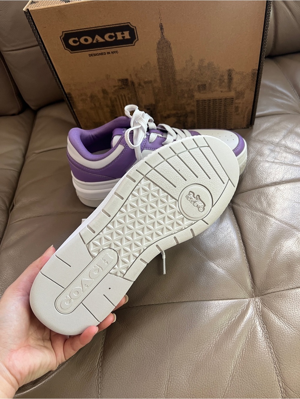 Brand New Coach  women Platform Sneaker Size 7 & 7.5 - Picture 6 of 7
